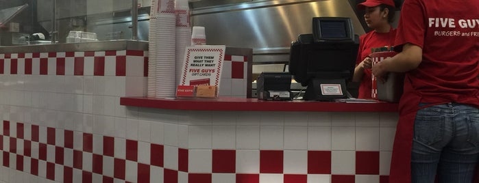 Five Guys is one of Favorites.