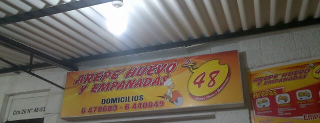Arepa é Huevo y Empanadas la 48 is one of Bucaramanga Food Tour.