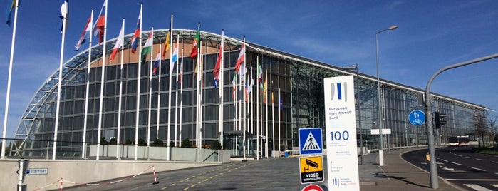 European Investment Bank Luxembourg is one of Anonymous, : понравившиеся места.
