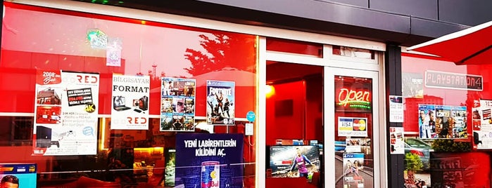 Red Playstation Cafe / PS5 & PS4 PRO is one of Lugares favoritos de Burcu.