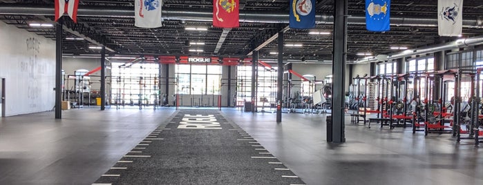 Rogue Fitness HQ is one of Columbus.