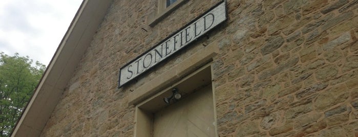Stonefield Historic Site is one of WI.