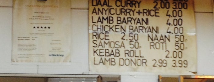 Best Chicken and Curries is one of london.