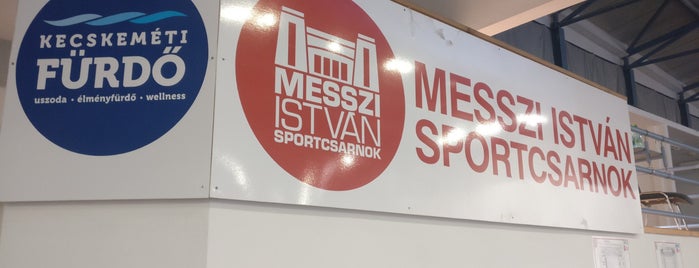 Messzi Istvan Sportcsarnok is one of Kosárlabda csarnokok.