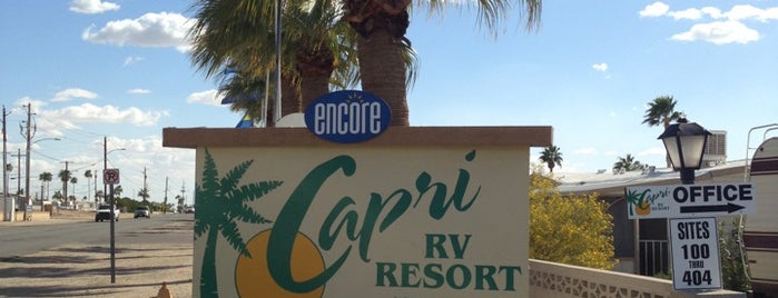 Capri RV Resort is one of Lieux qui ont plu à Tan.
