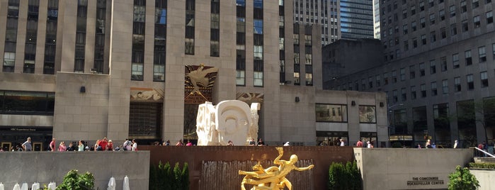 Rockefeller Center is one of NYC April 15.