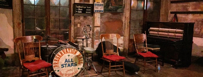 Preservation Hall is one of Noshing in New Orleans.