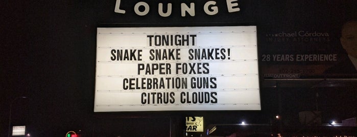 Rebel Lounge is one of สถานที่ที่บันทึกไว้ของ Chuck.
