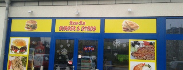 Sza-Sa Burger & Gyros is one of Food.