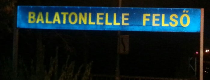 Balatonlelle felső vasútállomás is one of M.