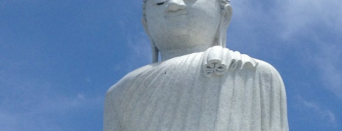 The Big Buddha is one of Phuket, Thailand.