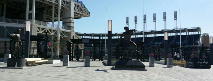 Right Field District Gate / Heritage Plaza presented by FirstEnergy is one of Sarah’s Liked Places.