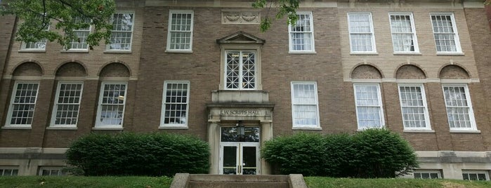 E W Scripps Hall is one of Tempat yang Disukai David.