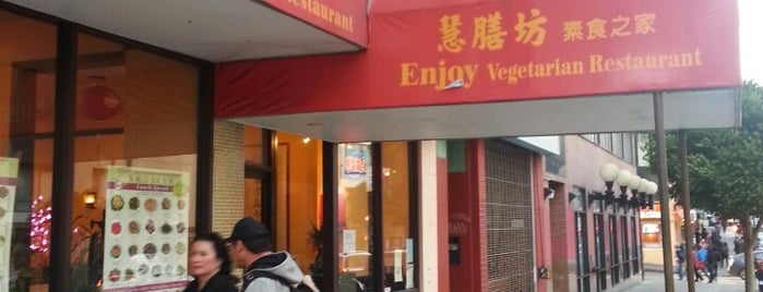 Enjoy Vegetarian Restaurant is one of The San Franciscans: Herbivore.