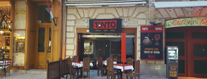 Tinto is one of Tapas bárok Budapesten.