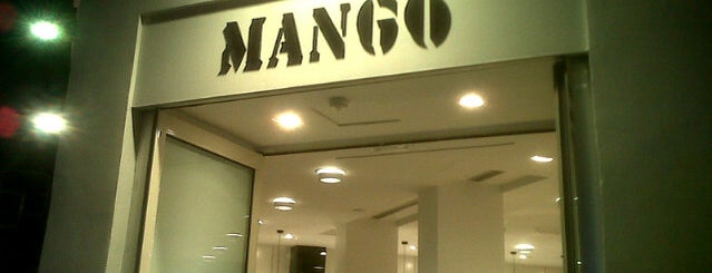 Mango is one of .favourite shops.