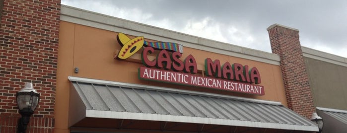 Casa Maria Authentic Mexican Restaurant is one of The 7 Best Places for Beef Enchiladas in Jacksonville.