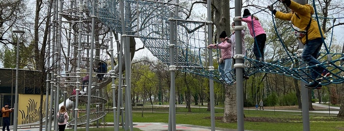 Nagy játszótér is one of Budapest with kids.