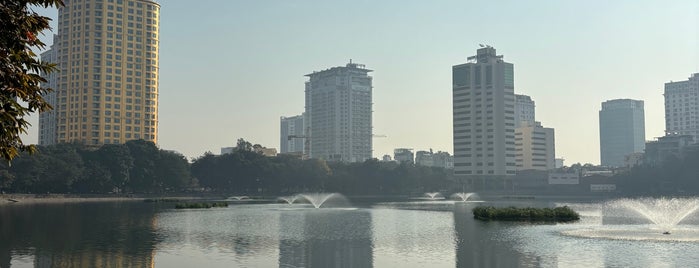 Giang Vo Lake is one of Hanoi.
