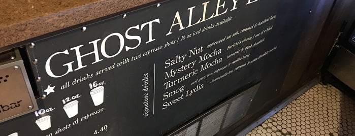Ghost Alley Espresso is one of Seattle Coffee.