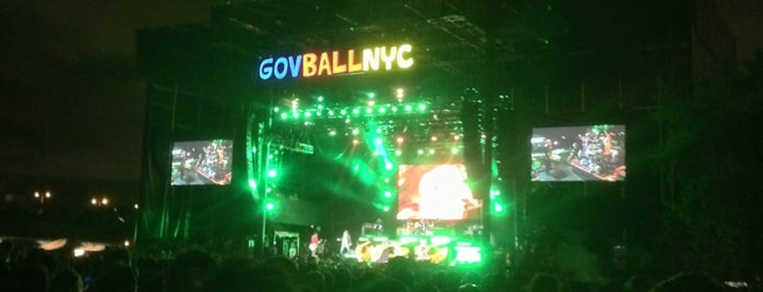 GOVBALLNYC Stage at Governors Ball is one of Tempat yang Disukai JRA.