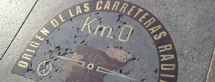 Kilometer 0 is one of Madrid.