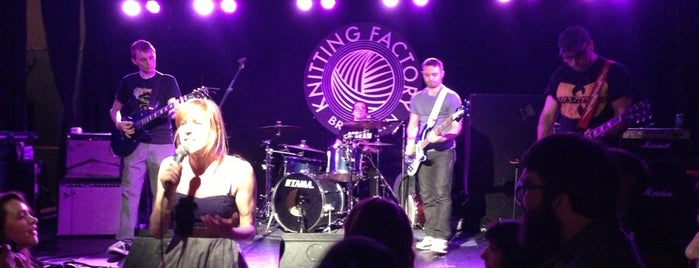 Knitting Factory is one of Music.