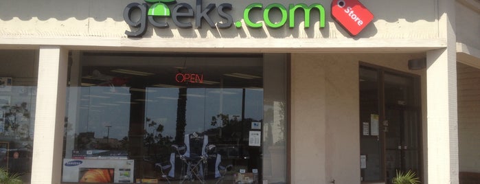 the geeks.com store is one of Places.