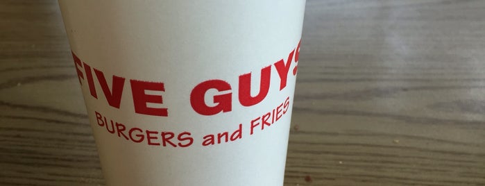 Five Guys is one of Places to try out.