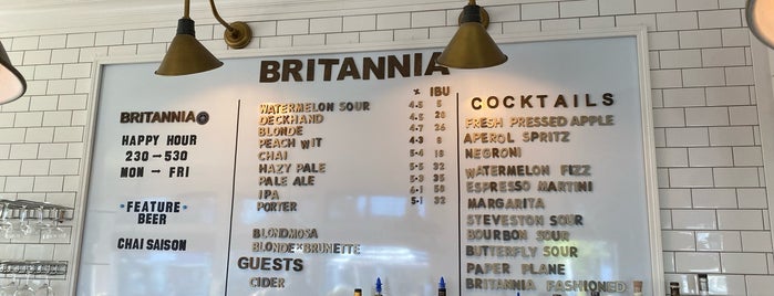 Britannia Brewing Company is one of Vancouver.