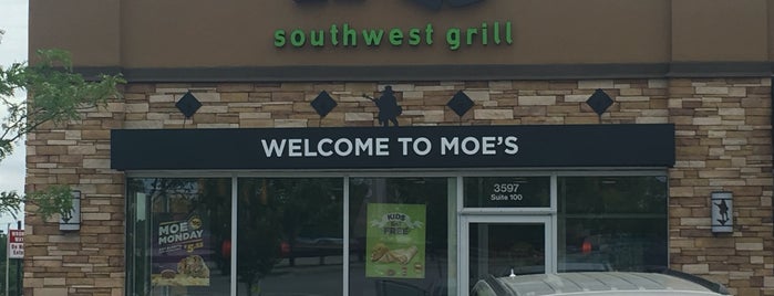 Moe's Southwest Grill is one of Lugares favoritos de Rick.