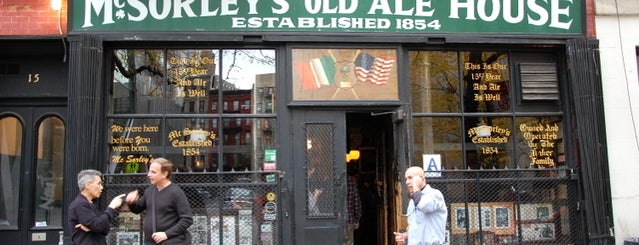 McSorley's Old Ale House is one of Vintage NY Restaurants, Bars and Cafes.
