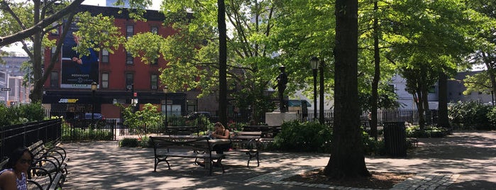 DeWitt Clinton Park is one of 18 Must Visit Spots in Hell’s Kitchen, NYC.