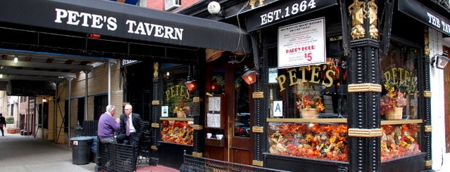 Pete's Tavern is one of Vintage NY Restaurants, Bars and Cafes.