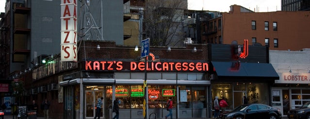 Katz's Delicatessen is one of Vintage NY Restaurants, Bars and Cafes.