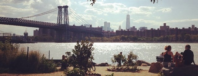 Grand Ferry Park is one of 10 Under the Radar NYC Waterfront Parks.