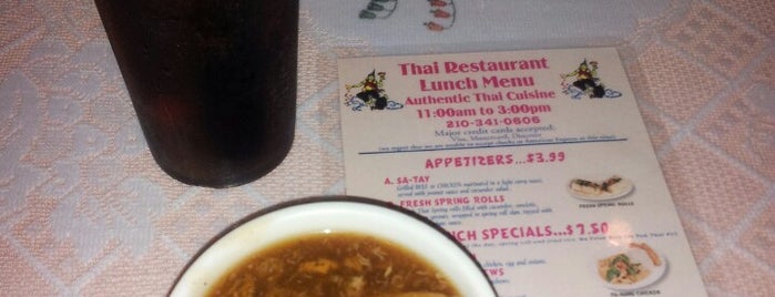 Thai Restaurant is one of Lugares guardados de Darrell.