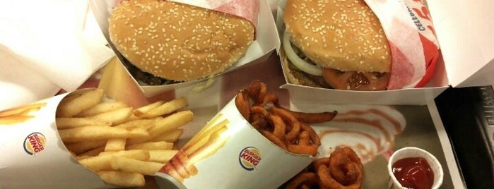 Burger King is one of Orte, die Captain gefallen.