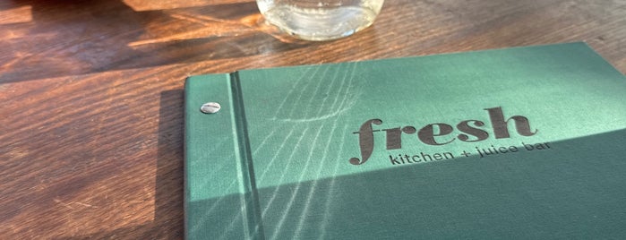 Fresh is one of gluten-free friendly places.