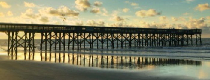The Isle of Palms Pier is one of Surf.