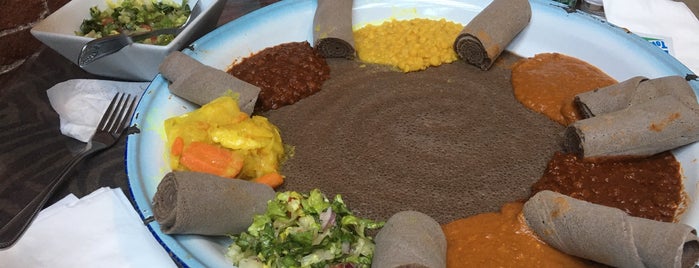 Queen of Sheba Ethiopian Cuisine is one of Spokane places to try.