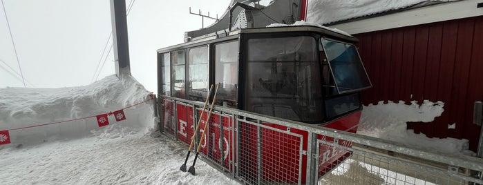 Kabinbanan toppstation is one of Skiing in Åre.