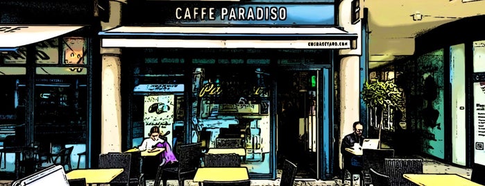 Caffe Paradiso is one of November shop small.