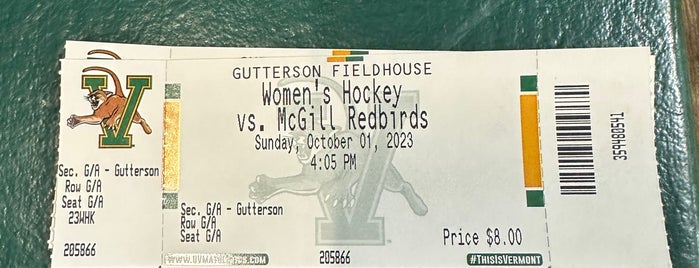 UVM Gutterson Fieldhouse is one of College Hockey.