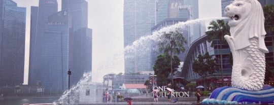 The Merlion is one of Singapore.