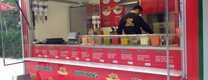 Johnie Hot Dog is one of Locais curtidos por Vangelis.