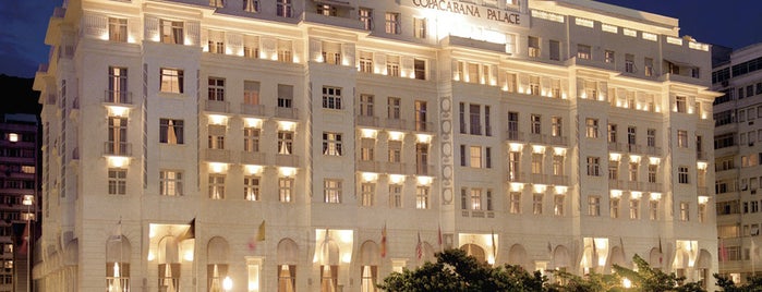 Belmond Copacabana Palace is one of Ótimos hotéis do Rio de Janeiro.