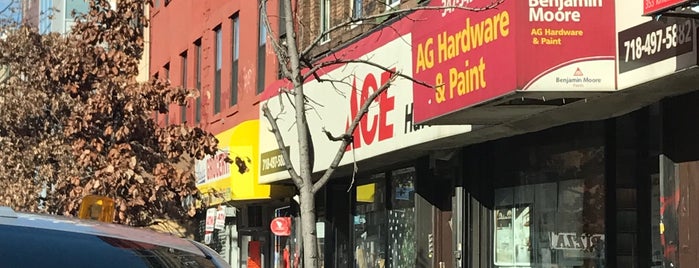 AG Hardware and Paint is one of Bushwick.