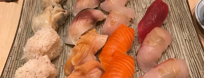 Sushi Yasuda is one of Tempat yang Disukai James.