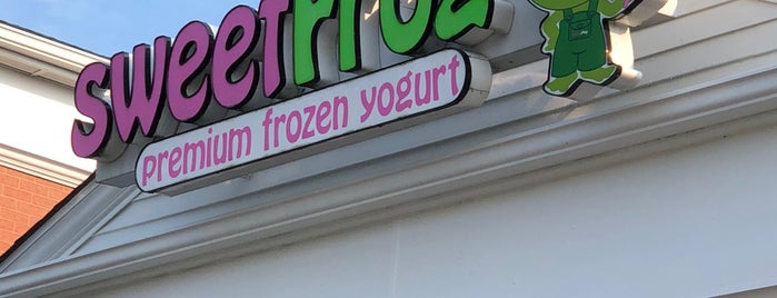 sweetFrog Premium Frozen Yogurt is one of frequent haunts.